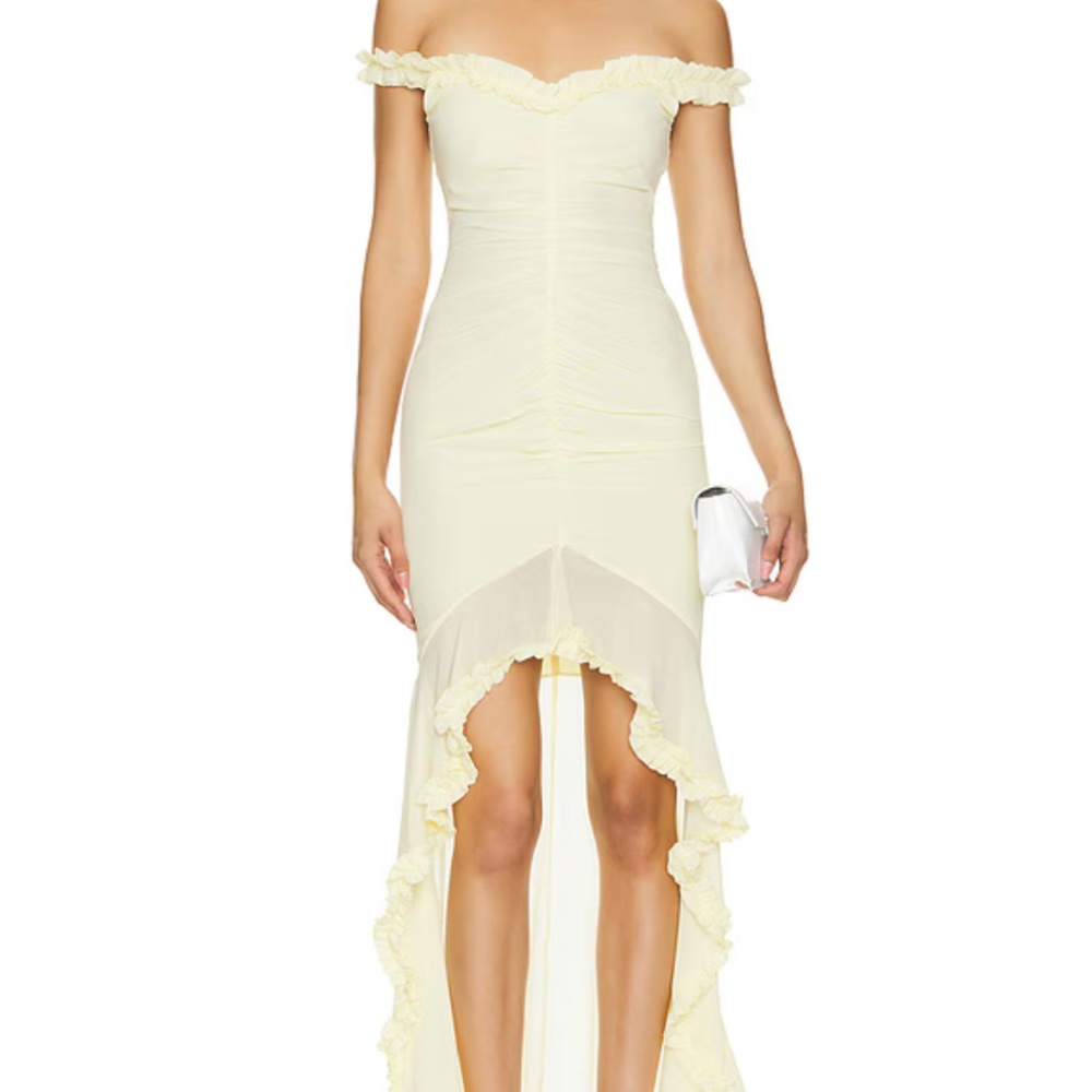 Majorelle Chandra Gown Butter Yellow